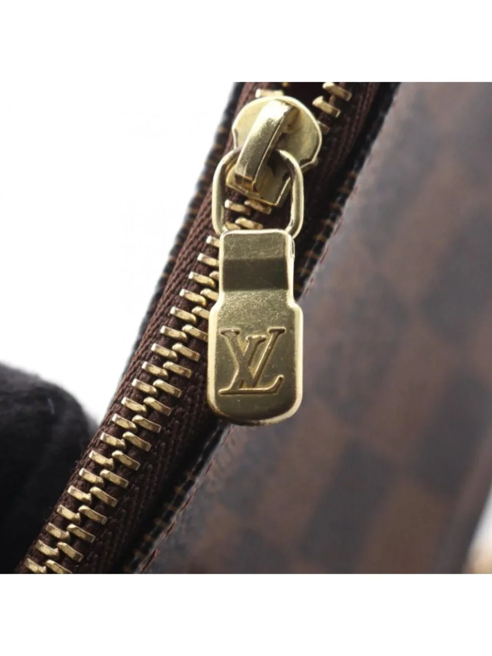 Louis Vuitton Handbag Mini Pochette Accessoires Damier Ebene Leather